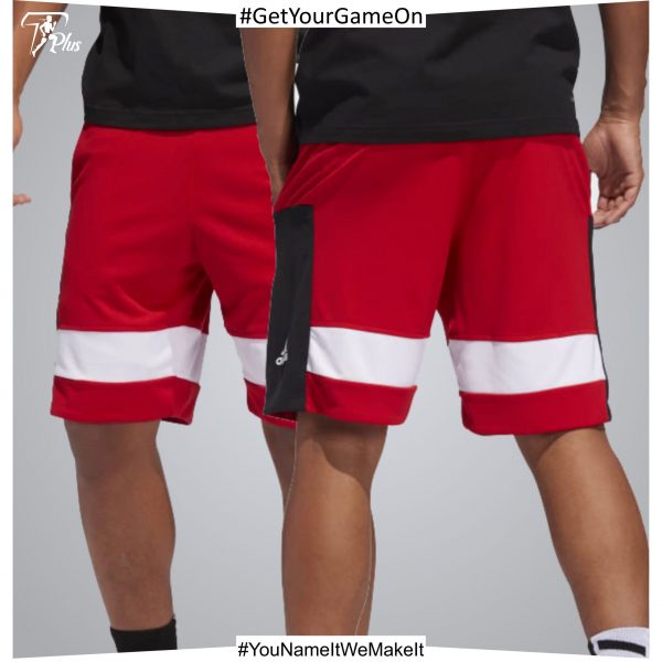 Adidas Classic Red & White Strip Shorts – TPlus
