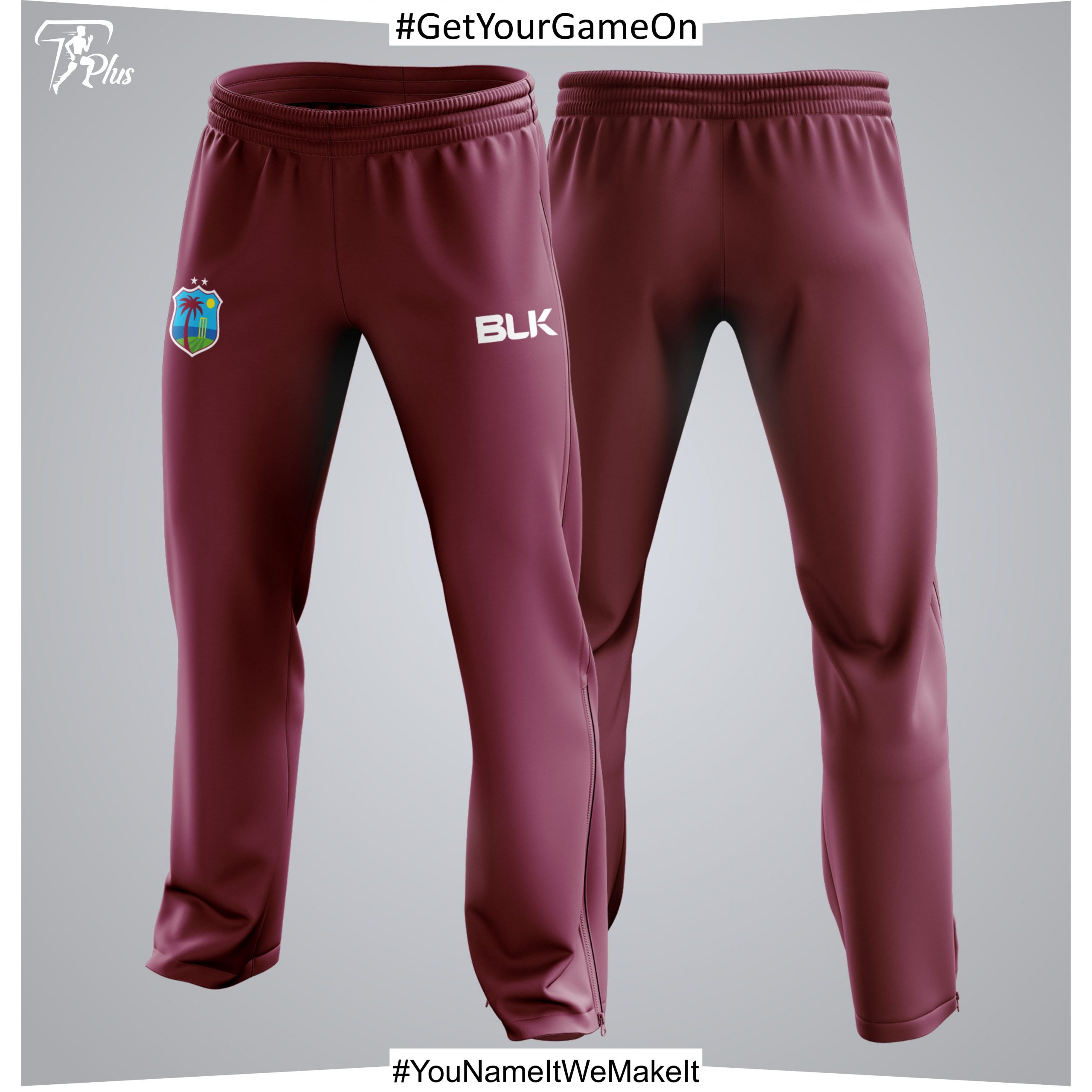 World Cup’19: West Indies Official Kit Trouser – TPlus