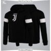 Juventus Crest Hoodie - Black - Mens 2022-23