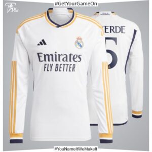 Real Madrid Home Jersey Full Sleeve 2023-2