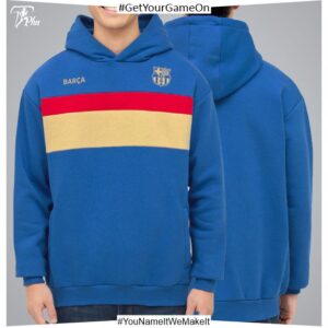 Hooded Blue, Gold and Red Sweatshirt Barça - 2024